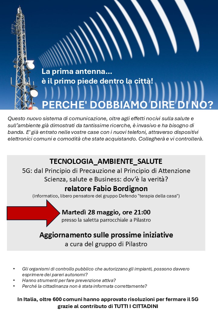 LA PRIMA ANTENNA E’ IL PRIMO PIEDE DENTRO LA CITTA’